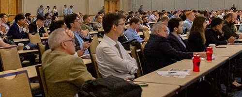 The audience at a Keynote presentation at a NAFEMS World Congress